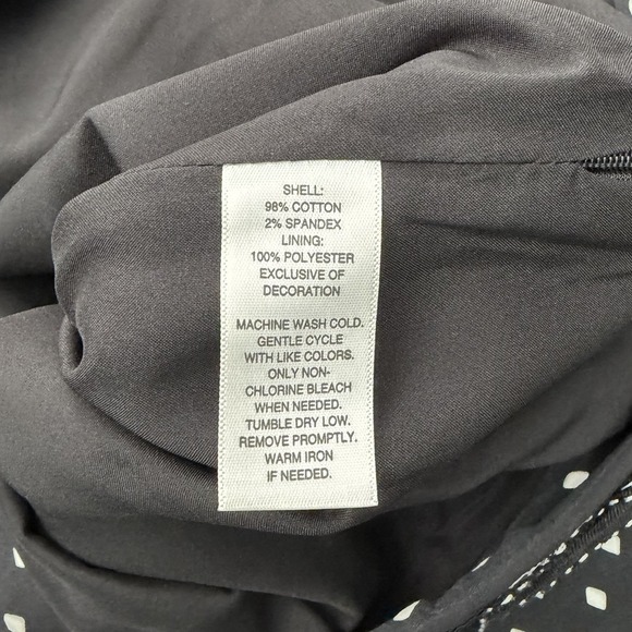 White House Black Market Black White Diamond Bow Waist Pencil Skirt Size 4 NWT - Picture 6 of 8